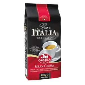 دانه قهوه ایتالیا قرمز مدل Bar Italia Gran Crema
